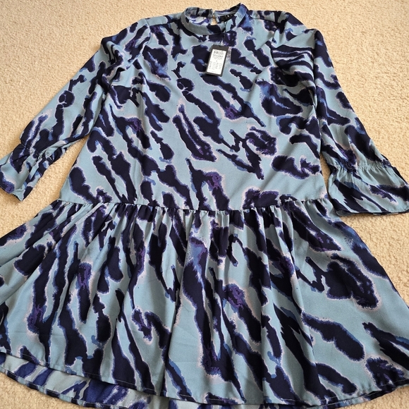 NWT Vero Moda Animal Print A-Line Dress Size S - Picture 4 of 12